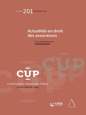 cover image of Actualités en droit des assurances